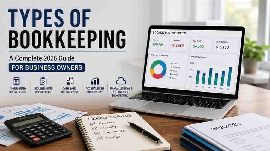 Types of Bookkeeping Methods, System, Cash vs Accrual Guide